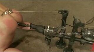 Pair of gay men bound in contest who fucks who first in total bondage anal sex porn video